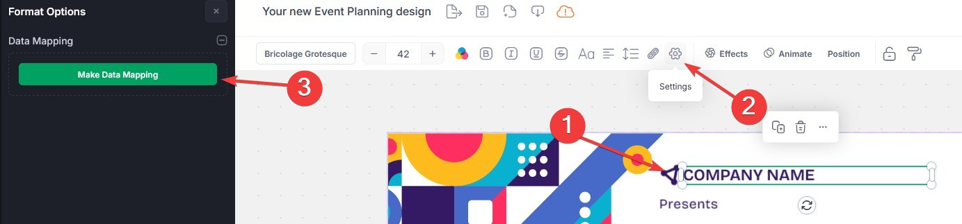 how to make data mapping