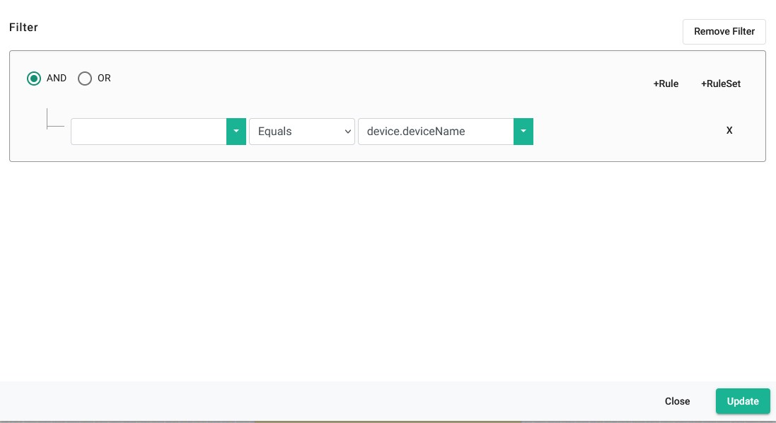 filtre de source de données optisigns