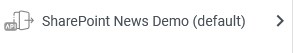 datasource sharepoint news demo example