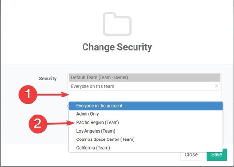 cómo cambiar permisos de seguridad