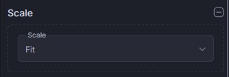scale options