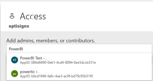 how to add service principal as a member of powerbi workspace