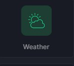 weer widget
