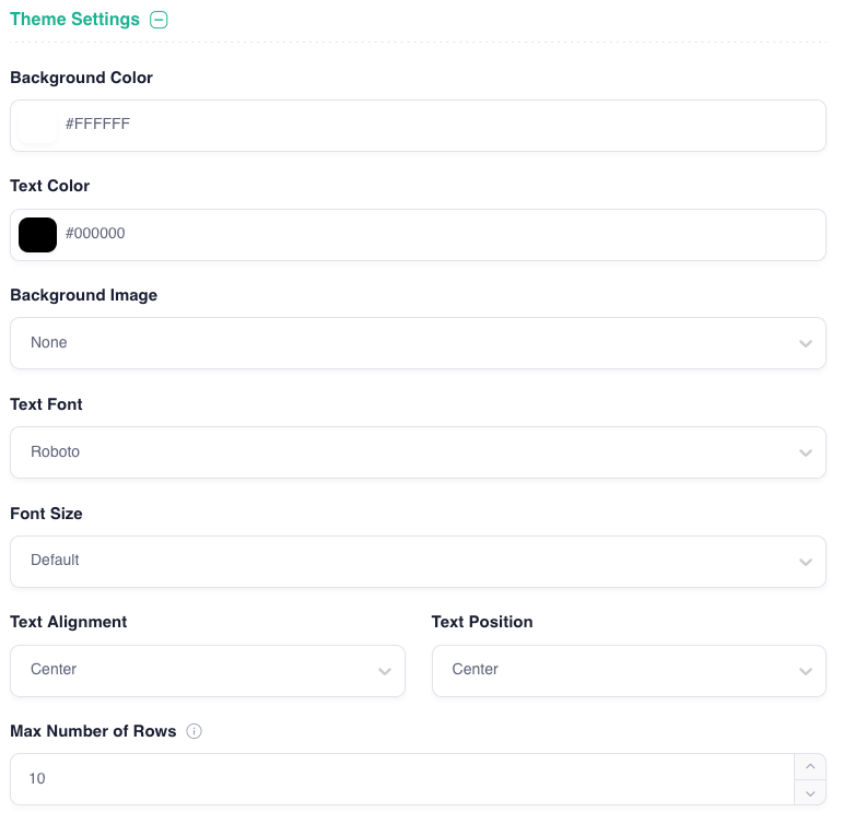 emergency feed app theme settings